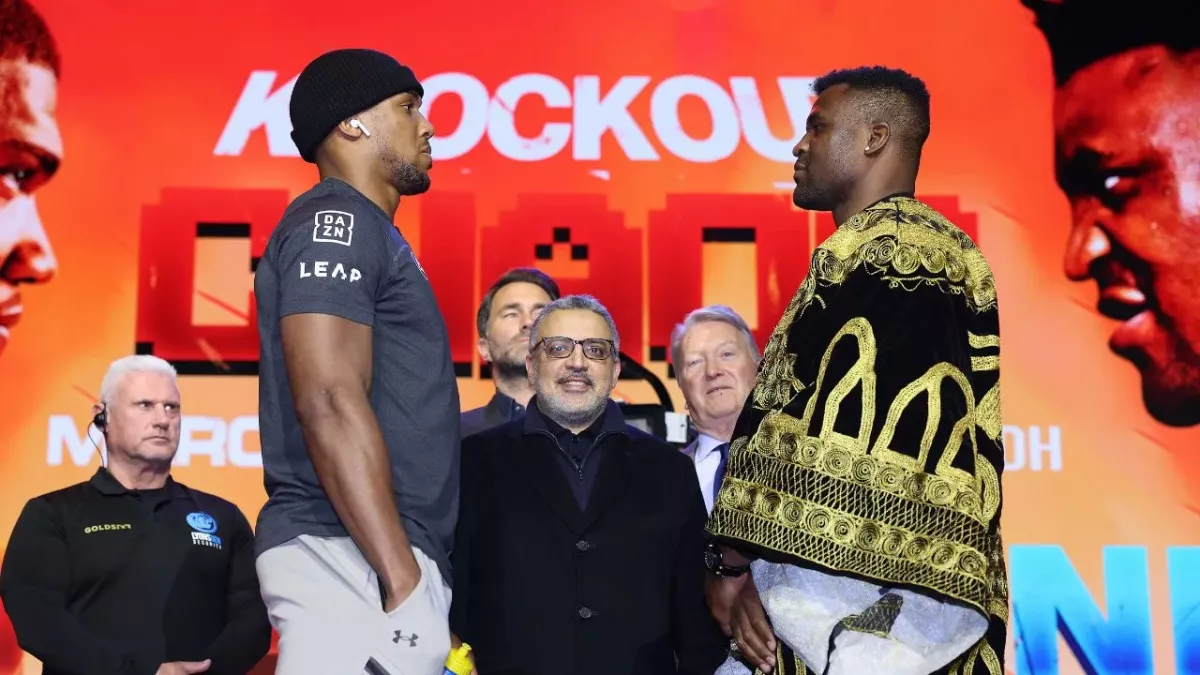 Anthony Joshua fera face à Francis Ngannou le 8 mars prochain. 