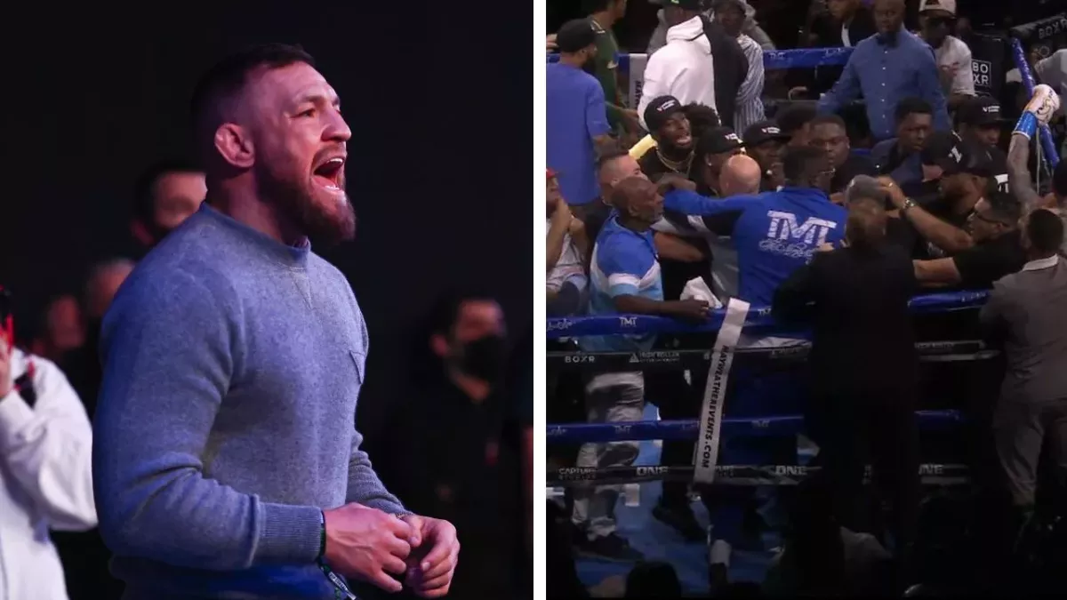 Conor McGregor a pris partie après la bagarre entre Mayweather et Gotti. 