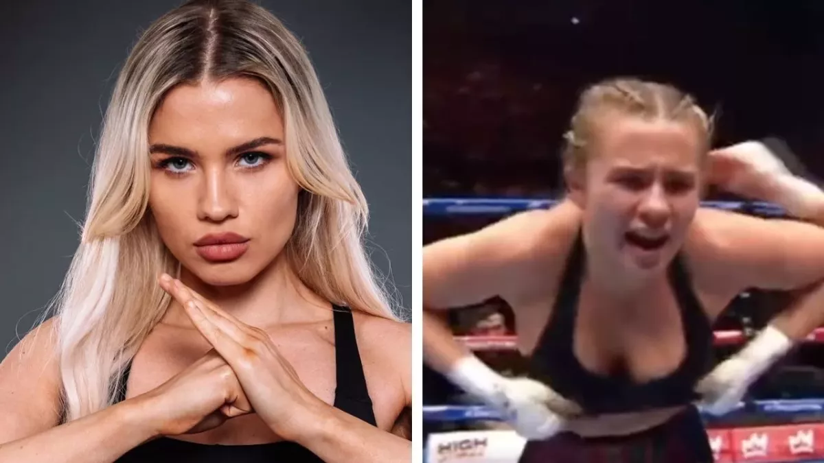 Daniella Hemsley a combattu en boxe lors du KingPyn ce week-end