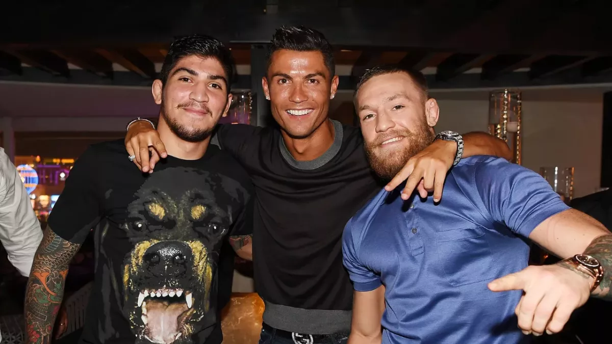 Dillon Danis, Cristiano Ronaldo et Conor McGregor en 2016