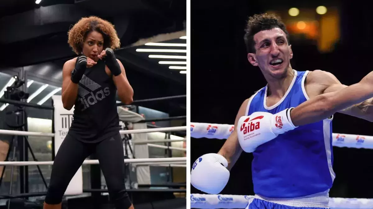 Estelle Mossely et Sofiane Oumiha seront parmi les 8 français à boxer aux JO de Paris 2024. 