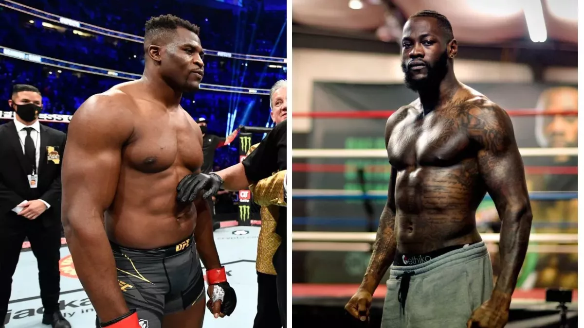 Francis Ngannou pense frapper plus fort que Deontay Wilder. 