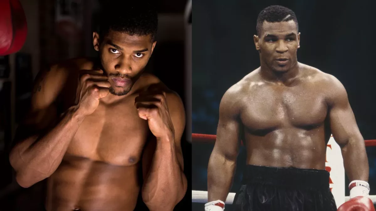 Mike Tyson et Anthony Joshua