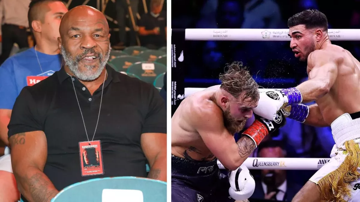 Mike Tyson était présent dans la salle pour assister au combat entre Jake Paul et Tommy Fury. 
