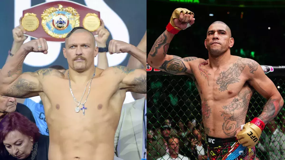 Oleksandr Usyk et Alex Pereira