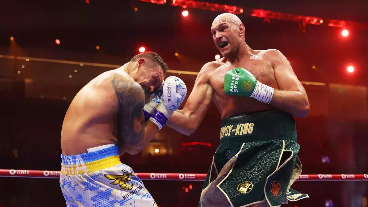Oleksandr Usyk et Tyson Fury