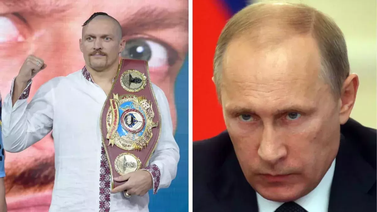 Oleksandr Usyk n'a pas manqué d'épingler Vladimir Poutine après son succès contre Joshua. 