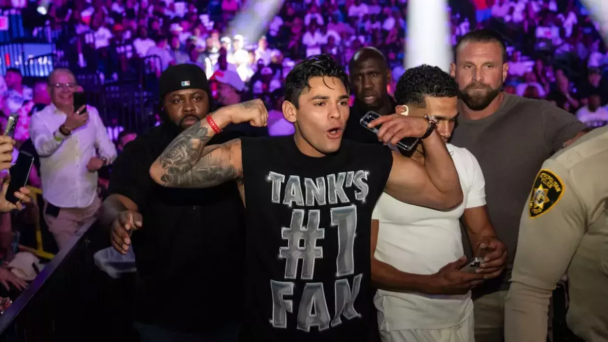Ryan Garcia le 15 juin 2024 à Las Vegas.