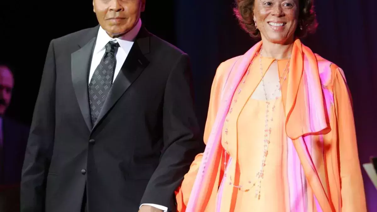 Mohamed et Lonnie Ali en 2007. 