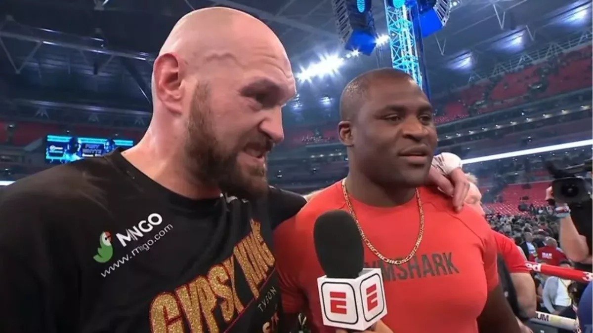 Tyson Fury et Francis Ngannou vont s'affronter en boxe anglaise le 28 octobre. 