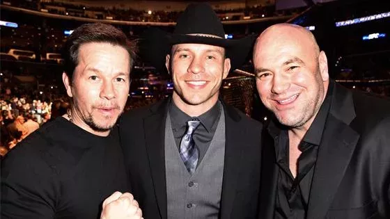 Mark Wahlberg & Donald Cerrone & Dana White