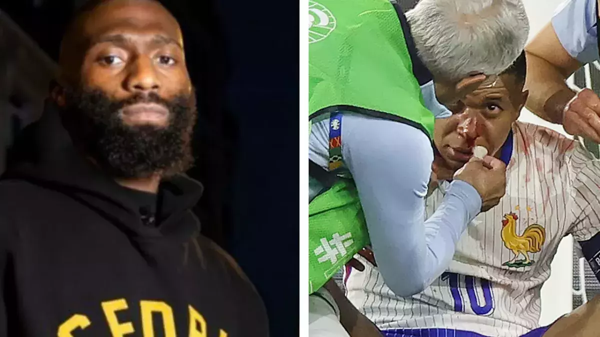 Cédric Doumbé a soutenu Kylian Mbappé après sa blessure face à l'Autriche.
