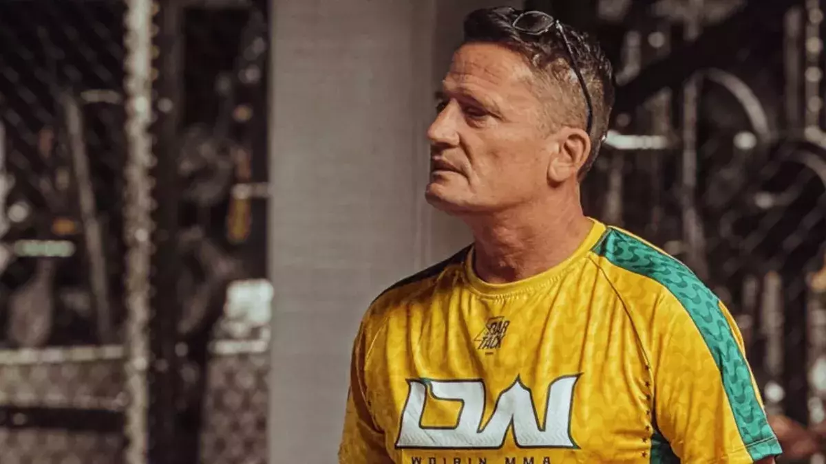 Daniel Woirin et un coach français de MMA. 
