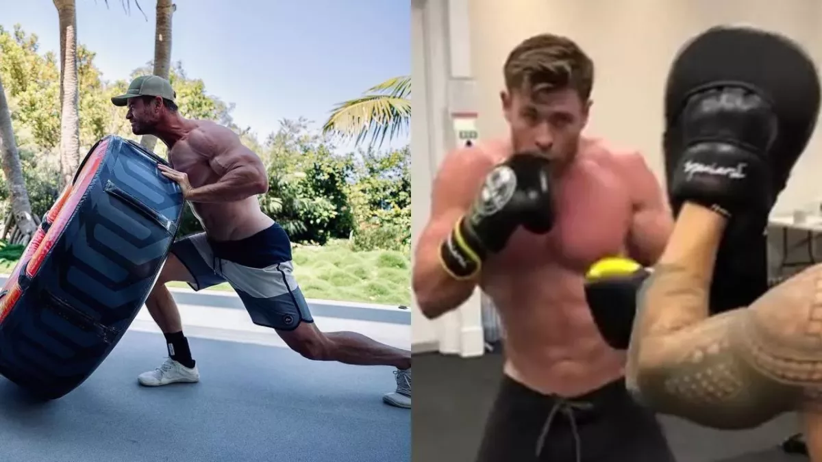 Chris Hemswroth muscu entraînement Thor 4