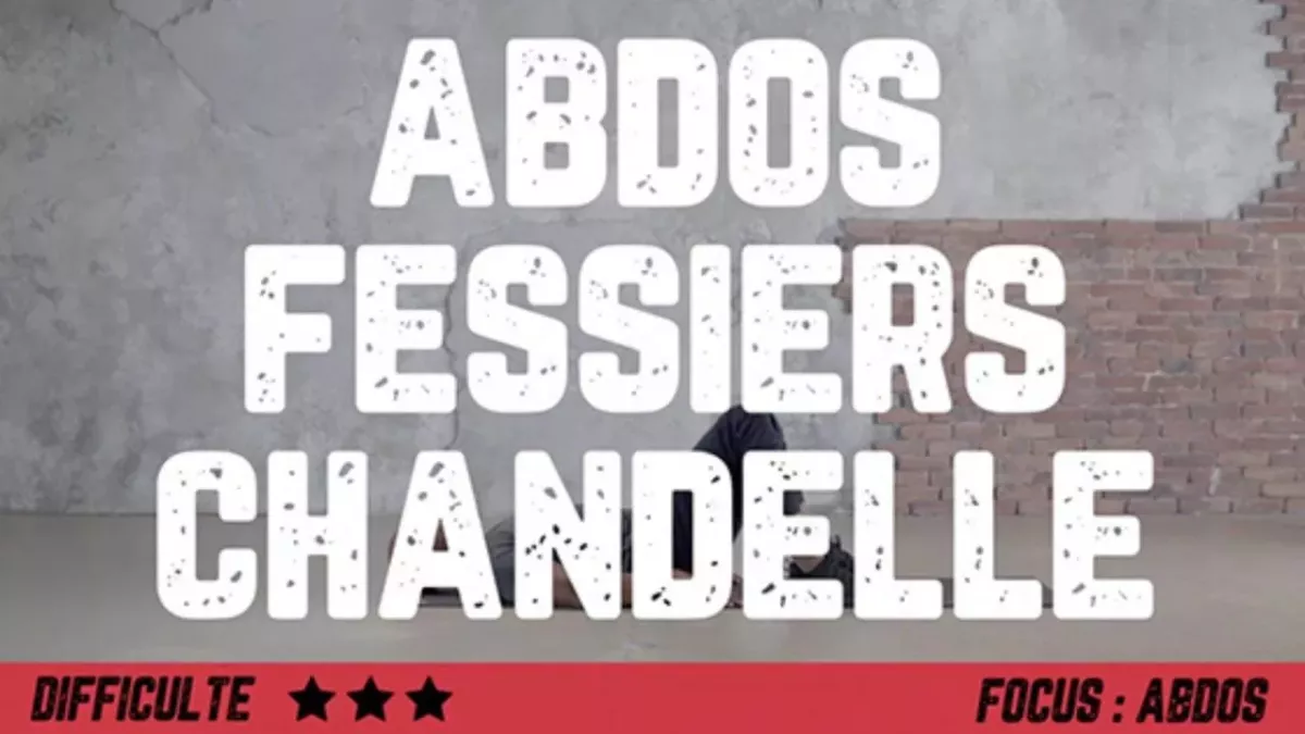 Abdos fessiers chandelle