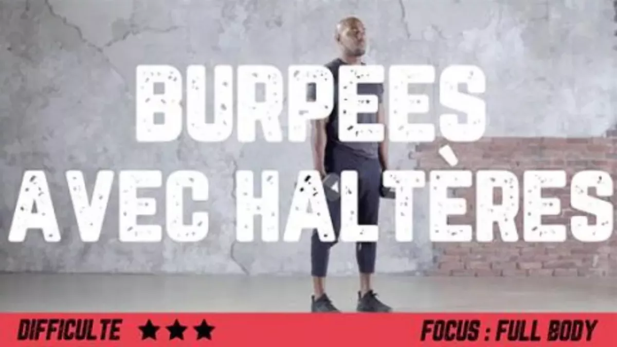 Burpees avec haltère : comment bien faire l'exercice