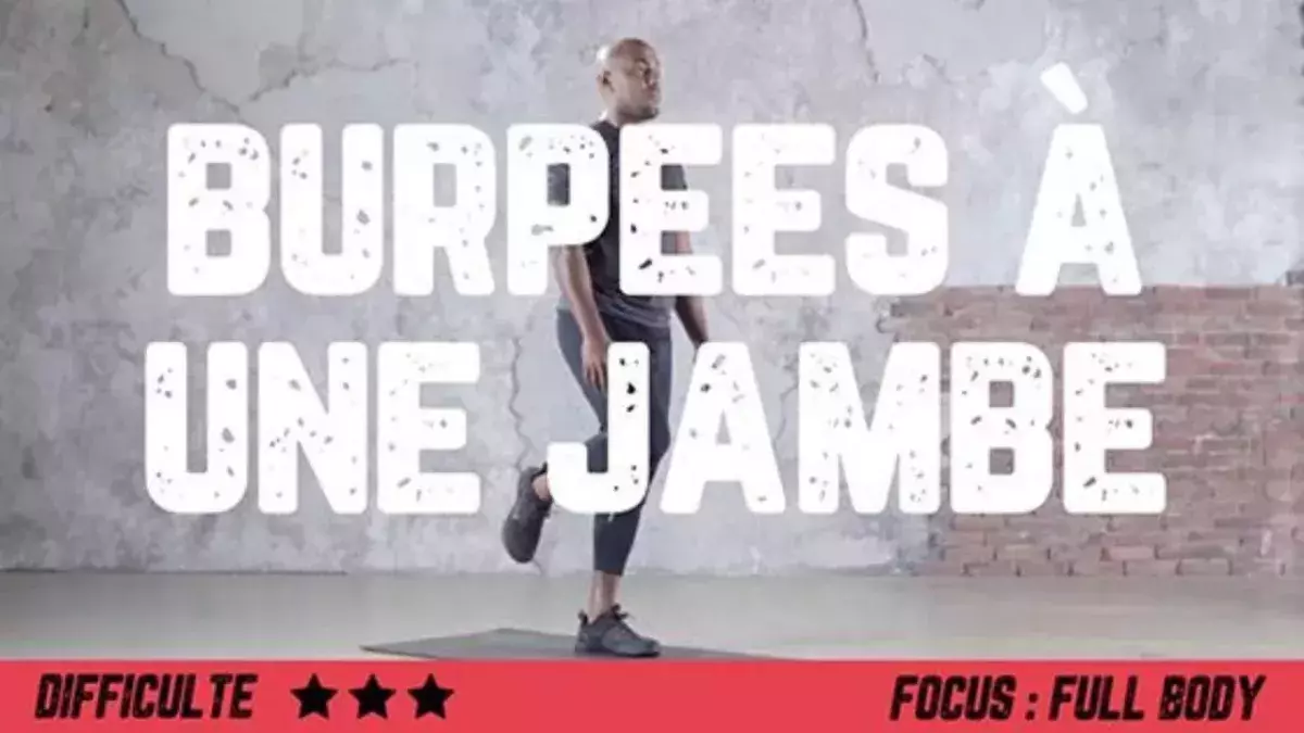 Burpees à une jambe : les bons mouvements à suivre