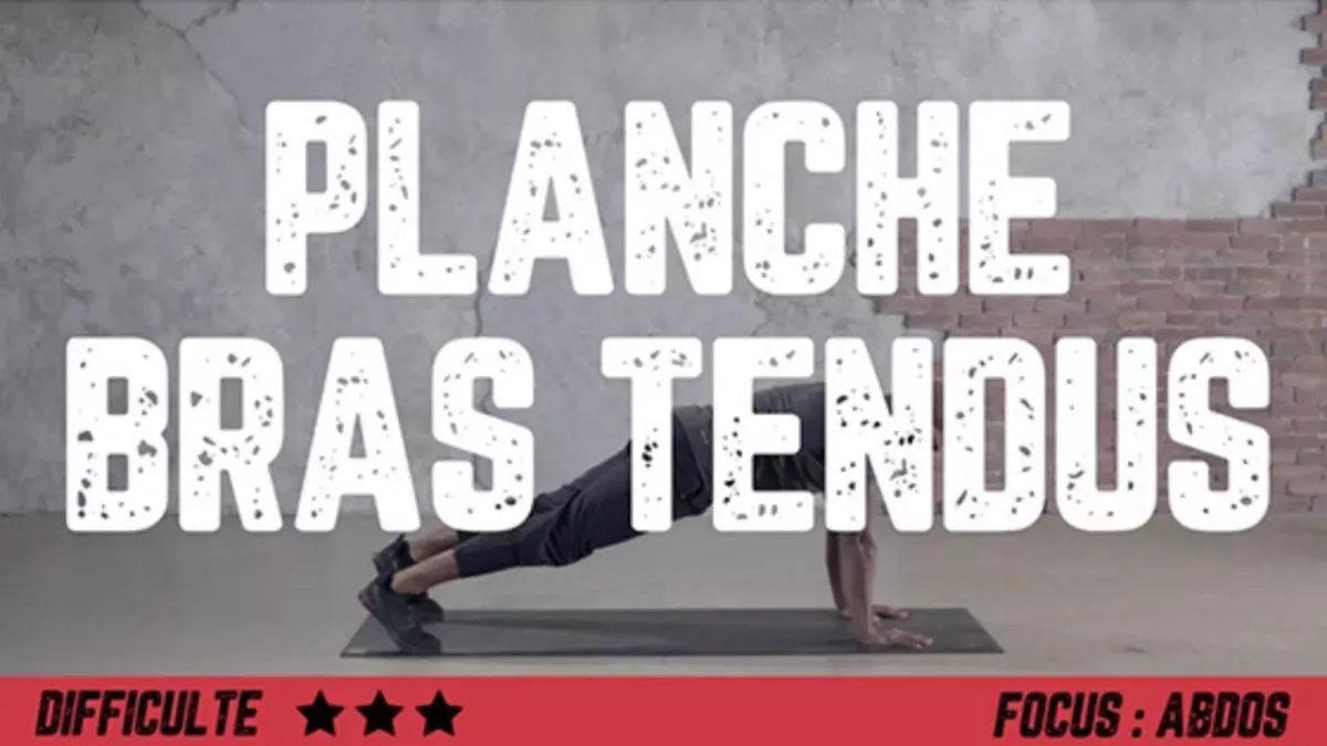 Planche bras tendus