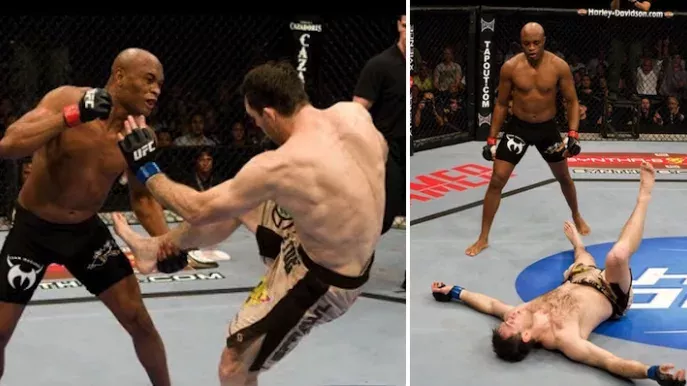 Anderson Silva met KO Forrest Griffin