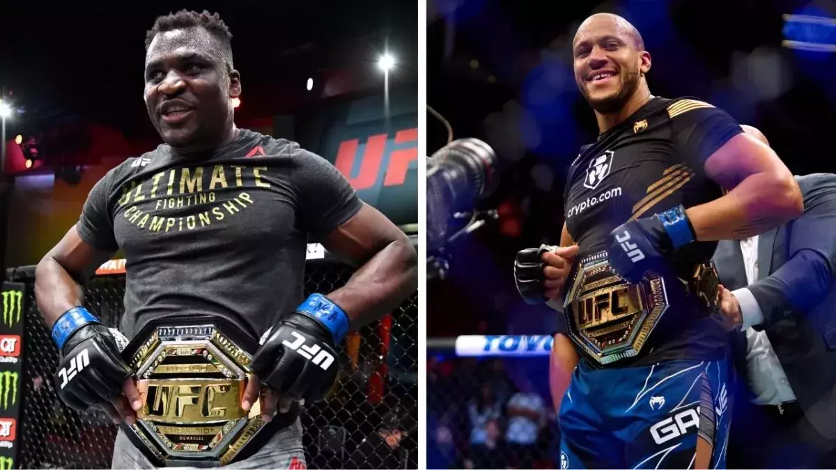 Ciryl Gane et Francis Ngannou vont s'affronter pour le titre incontesté des poids lourds de l'UFC 