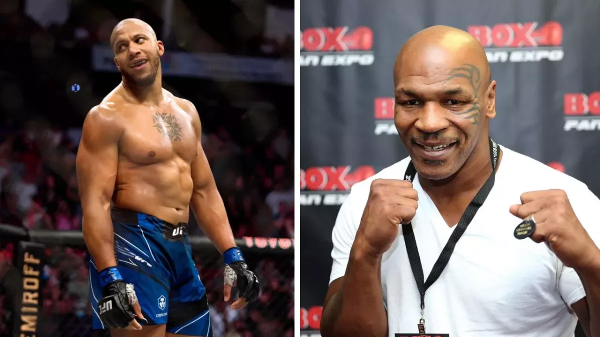 Ciryl Gane et Mike Tyson. 