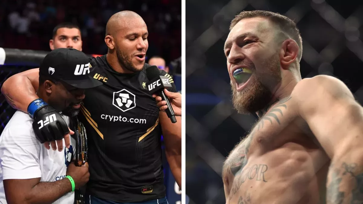 Fernand Lopez, entraineur de Ciryl Gane, ne voit pas Conor McGregor s'imposer face à Chandler. 