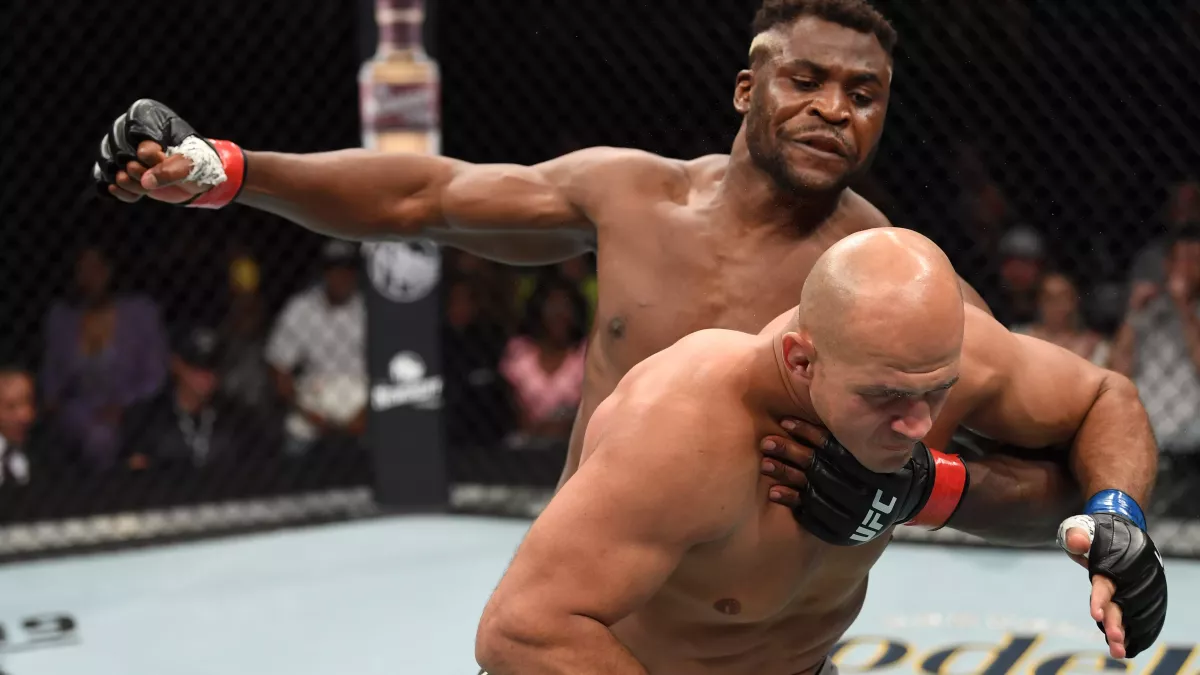 Francis Ngannou vs Junior dos Santos KO