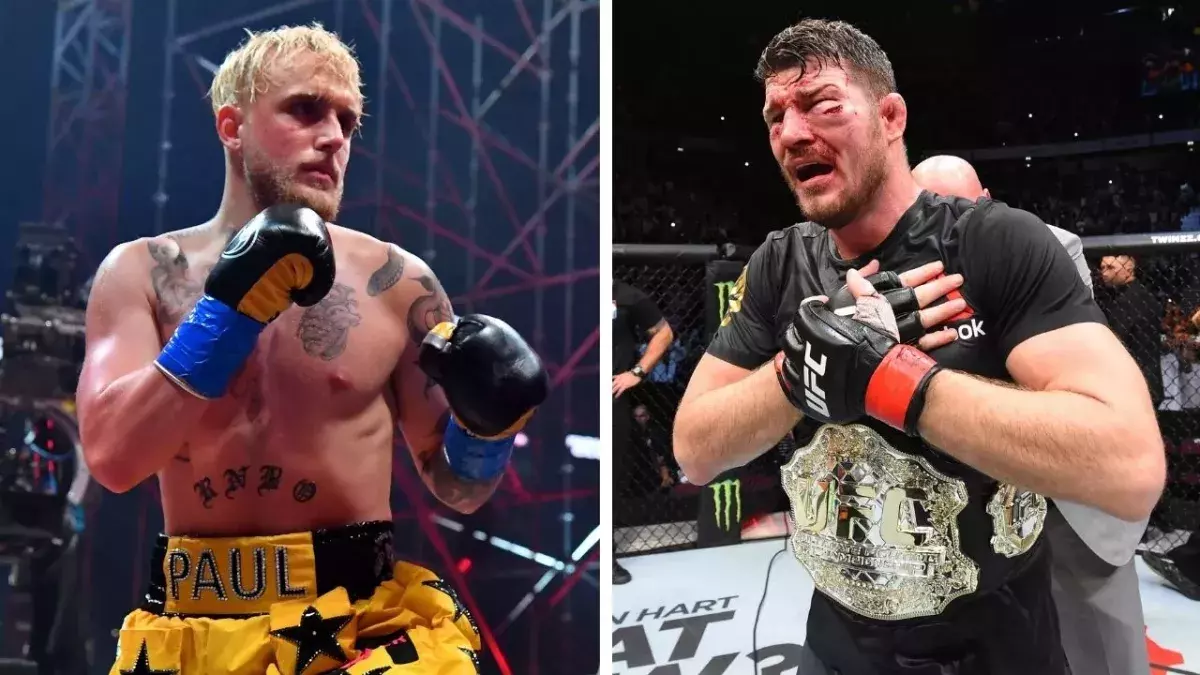 Jake Paul s'est chauffé avec Michael Bisping sur les réseaux sociaux. 