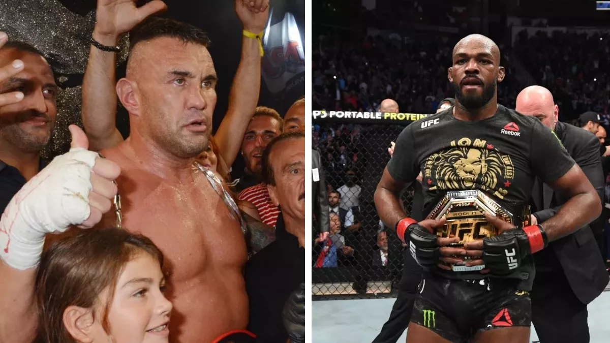 Jérôme Le Banner et Jon Jones ont passé du temps ensemble au Daghestan. 