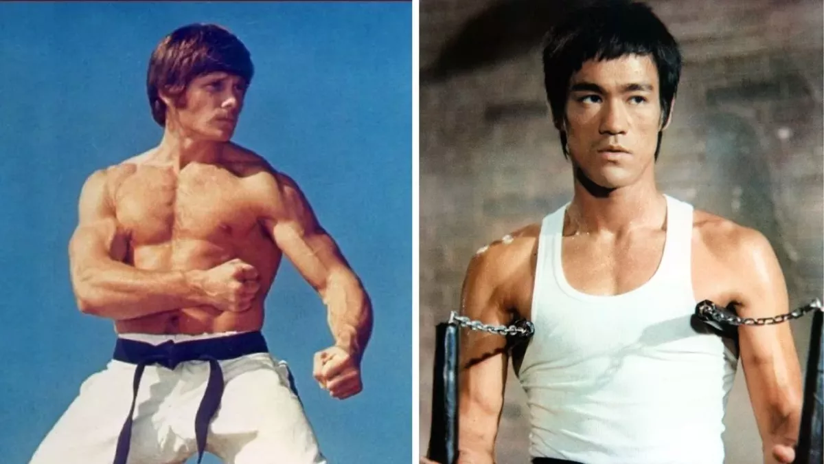 Joe Lewis et Bruce Lee ont tourné ensemble à l'entrainement. 