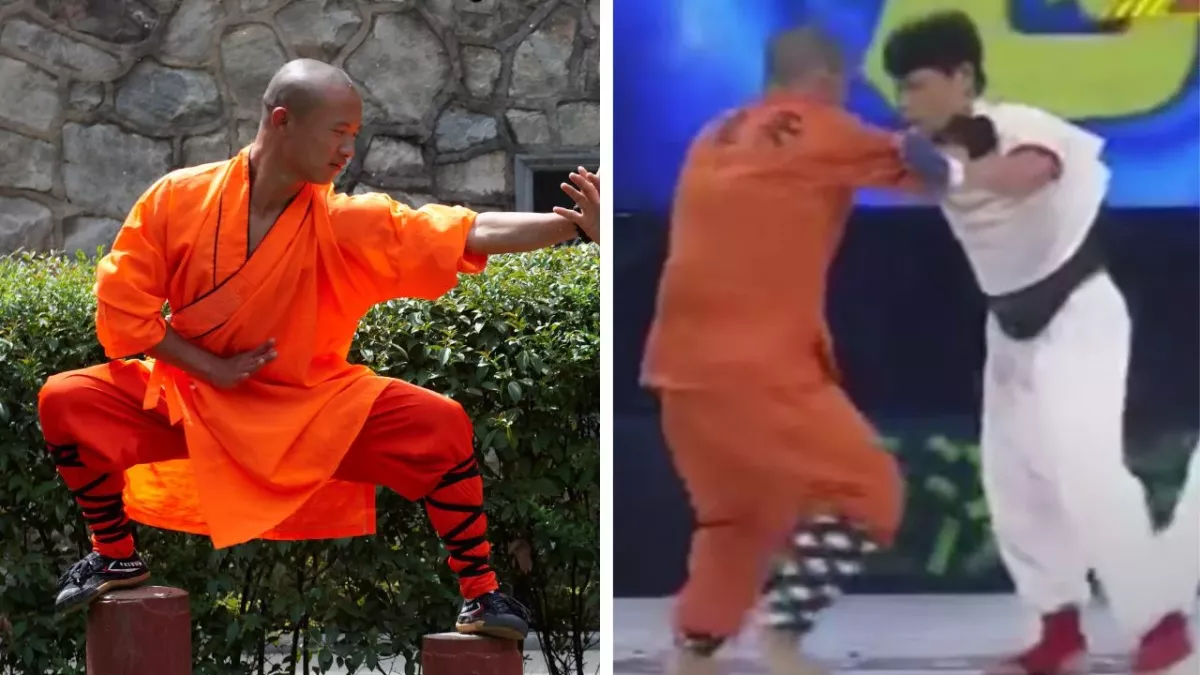Les moines Shaolin utilisent principalement le Kung-fu en combat. 