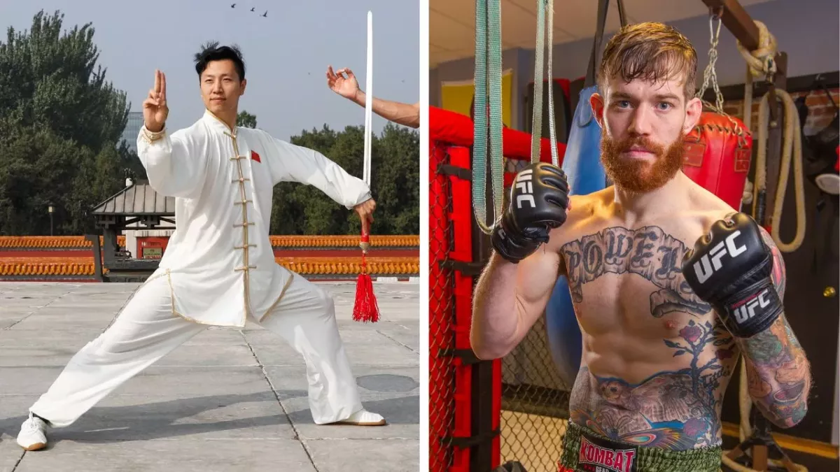 À l'exact opposé du MMA, le Tai-chi est un art martial beaucoup plus doux. 