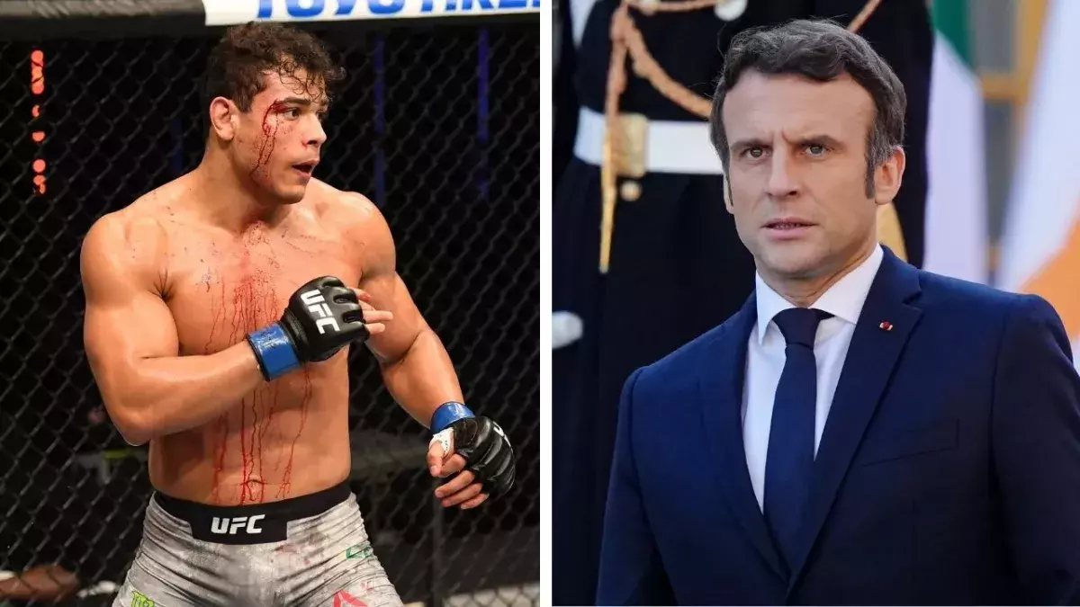 Paulo Costa a qualifié Emmanuel Macron de "faible". 