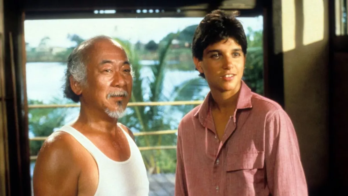 Ralph Macchio interprétait Daniel LaRusso, élève de maître Miyagi dans le film Karate Kid. 