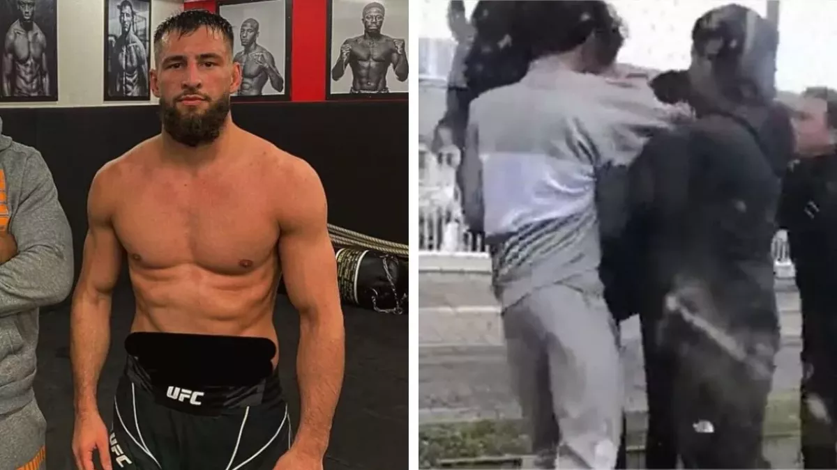 Ramzan Jembiev, combattant de MMA français, est venu en aide à Rudy. 