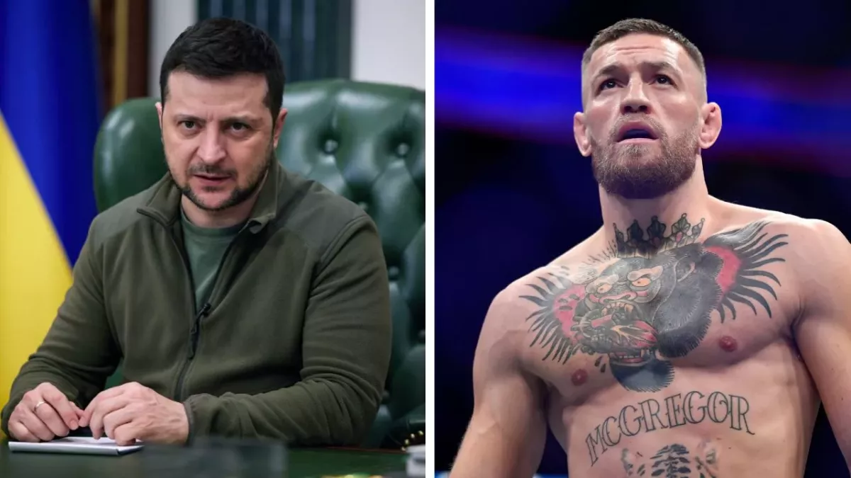 Volodymir Zelensky n'a pas apprécié que McGregor ne soutienne pas l'Ukraine publiquement. 