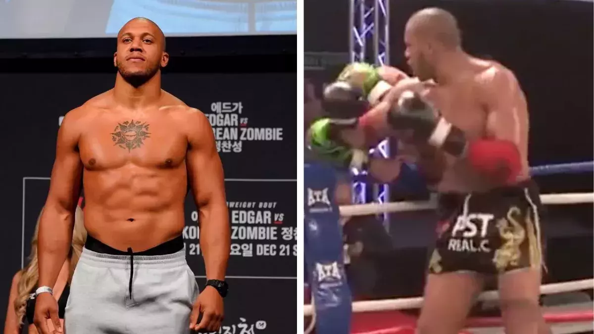 Ciryl Gane est invaincu en boxe thaïlandaise. 