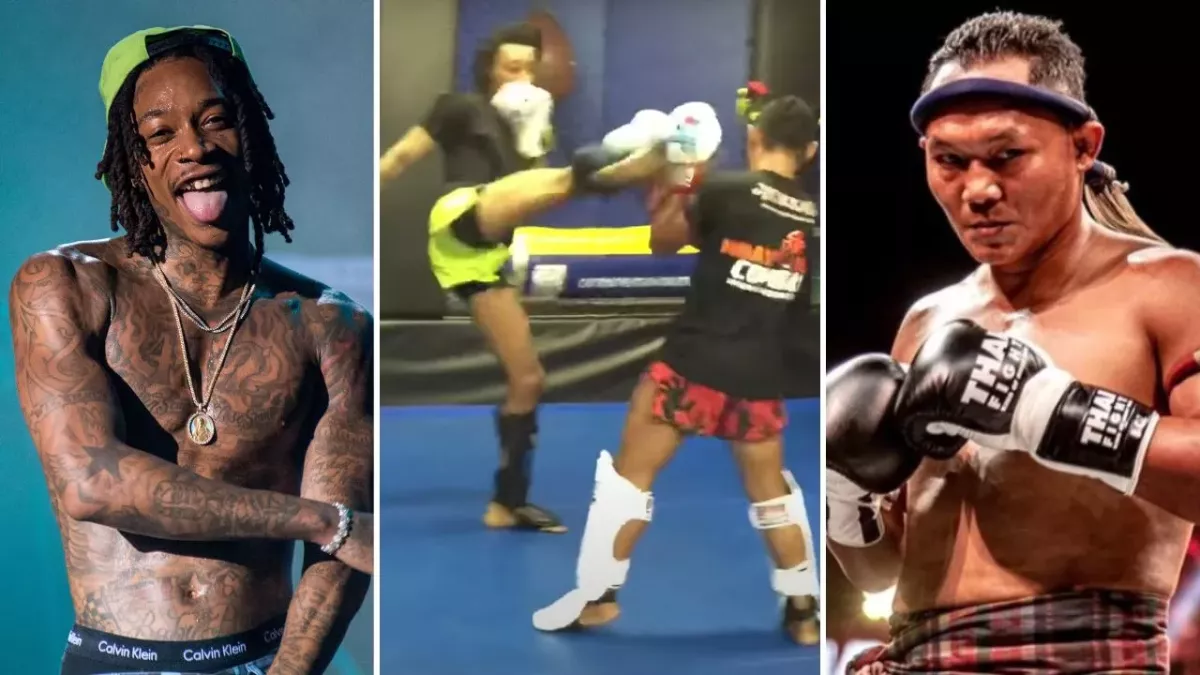 Wiz Khalifa et Saenchai ont croisé les gants. 