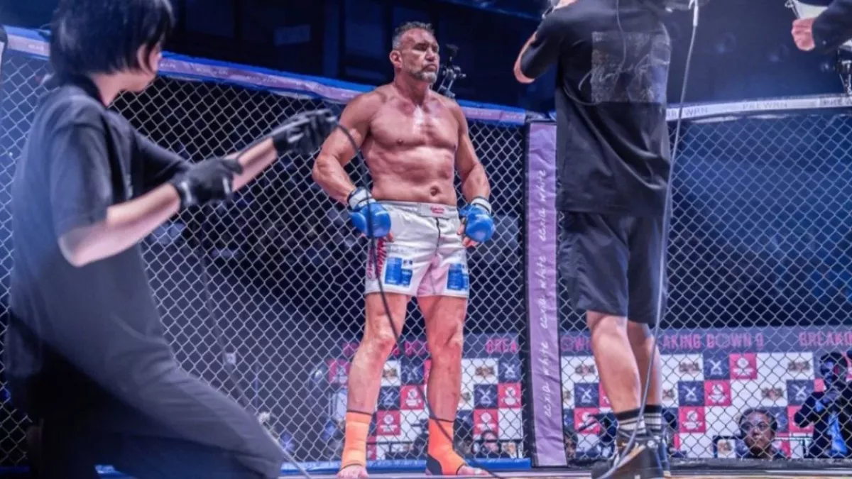 Jérôme Le Banner a combattu en MMA au Japon.  