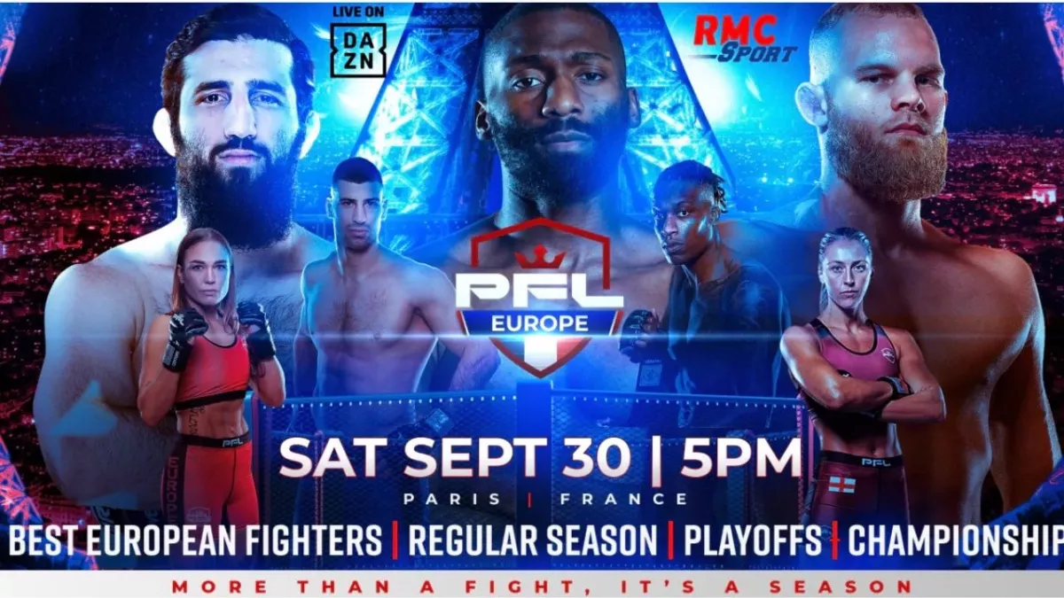 L'affiche du PFL Paris qui se déroulera le 30 septembre 2023. 