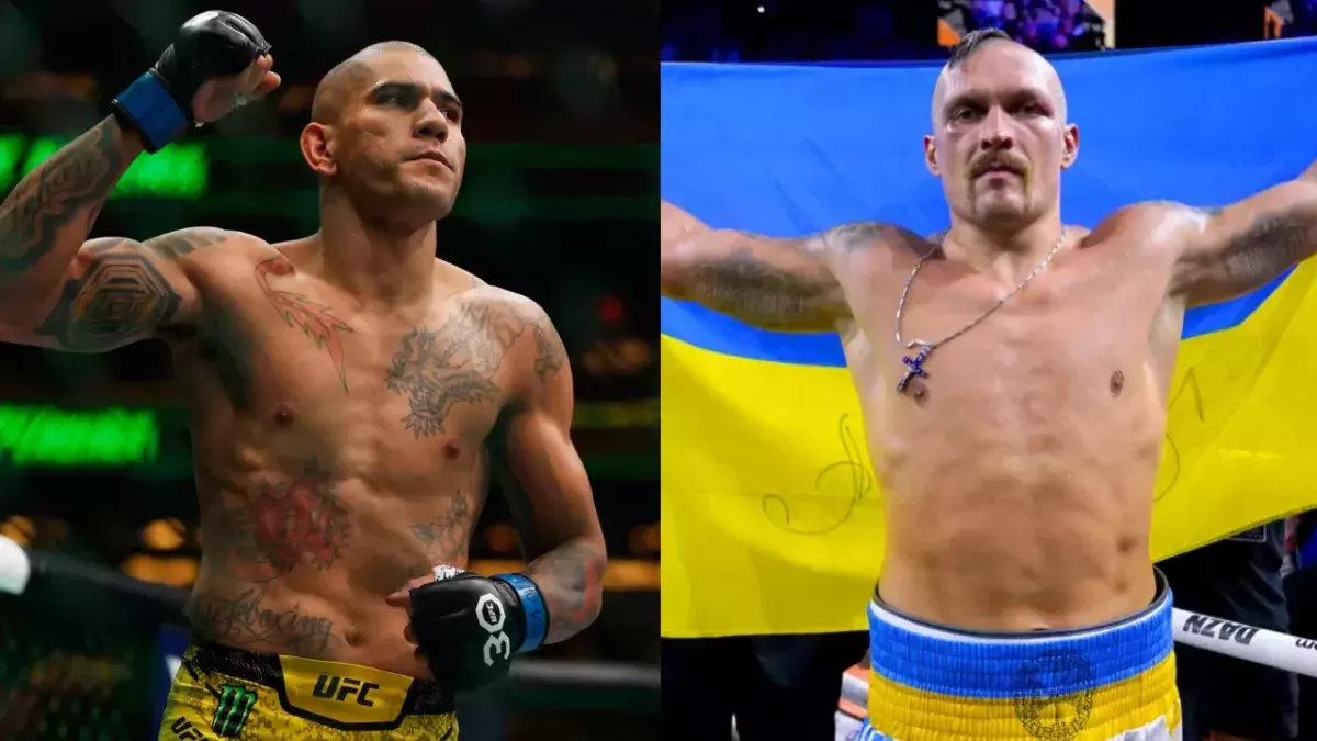 Alex Pereira et Oleksandr Usyk