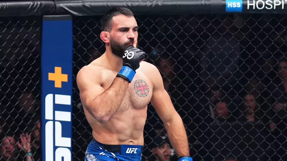 Benoit Saint Denis UFC MMA. poids léger KO