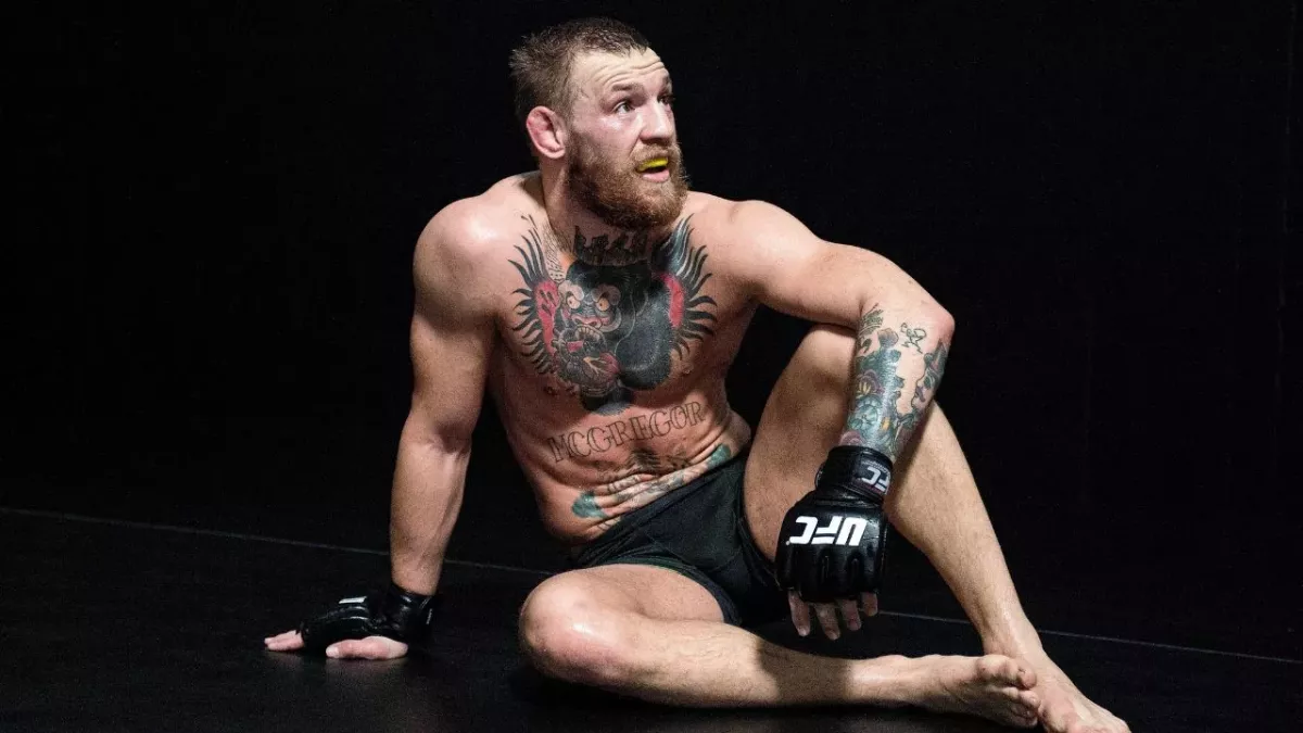 Conor McGregor à l'entrainement. 