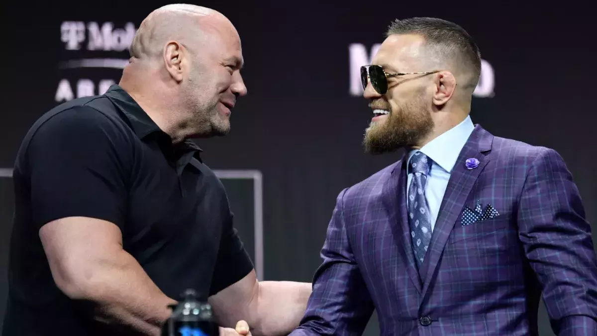 Dana White et Conor McGregor 