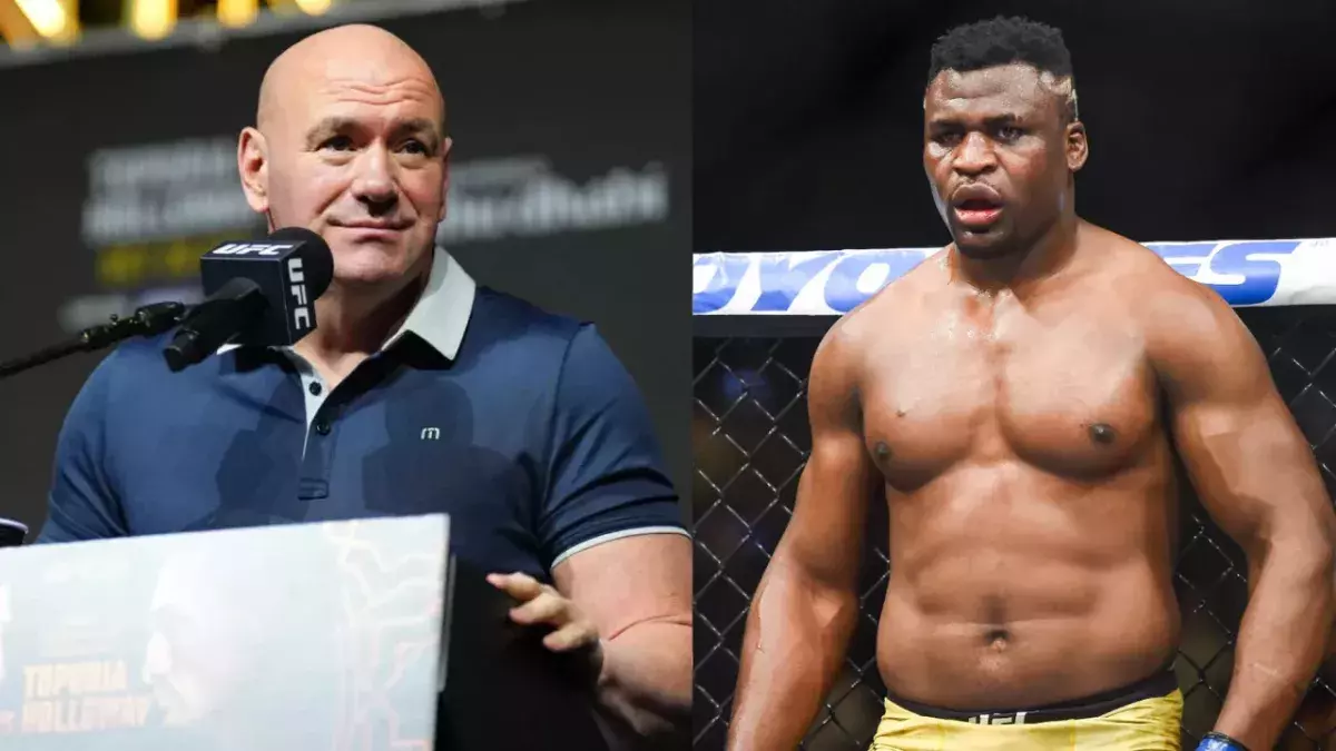 Dana White et Francis Ngannou
