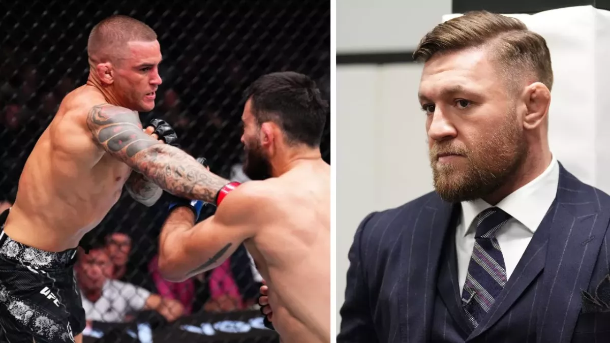 Dustin Poirier a directement ciblé Conor McGregor après sa victoire par KO sur Benoit Saint-Denis. 
