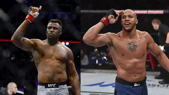 Francis Ngannou et Ciryl Gane