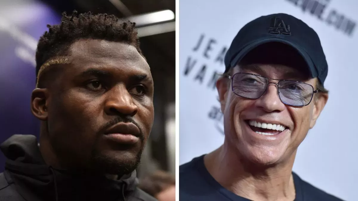Francis Ngannou était un fan de Jean-Claude Van Damme quand il était jeune. 