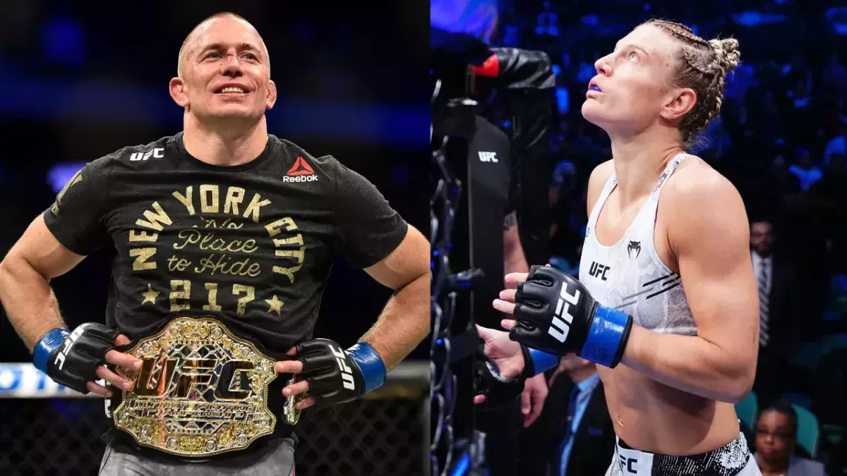 Georges Saint-Pierre et Manon Fiorot