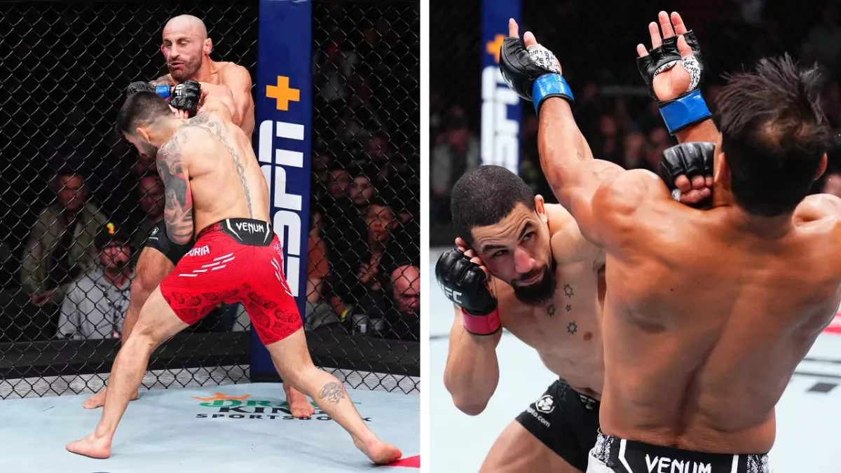 Ilia Topuria a éteint Volkanovski après que Whiattaker ait battu Costa à l'UFC 298. 